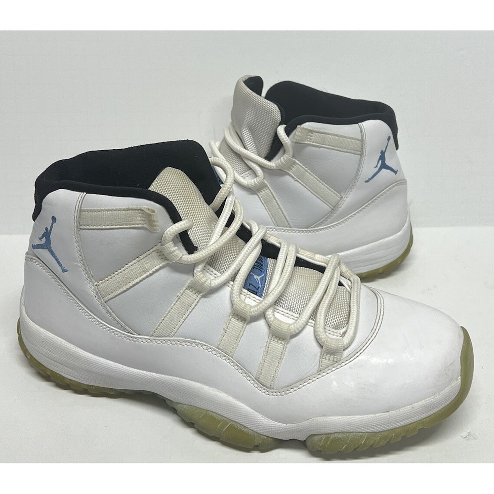 Size 10.5‎ - Air Jordan 11 XI Retro Legend Blue 2014 White